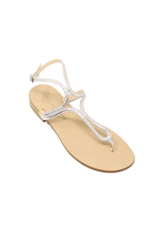 Sandali bassi eleganti argento Da Costanzo | 2863/BRARGENTO